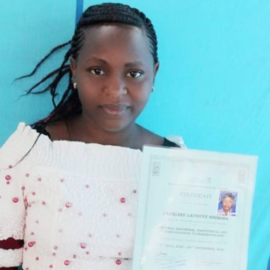 Our candidate Jackline passed!